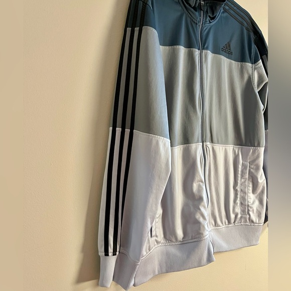 Adidas Men's Black, Gray, and White Jacket - Picture 2 of 8